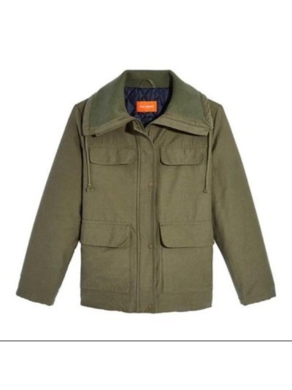 Joe Fresh Khaki Lined Coat - Large - New